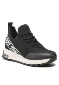 Sneakersy DKNY Mosee K4261787 Black/White 005. Kolor: czarny. Materiał: materiał