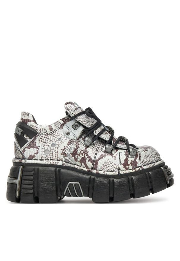NEW ROCK Sneakersy M-120N-C59 Beżowy. Kolor: beżowy. Materiał: skóra