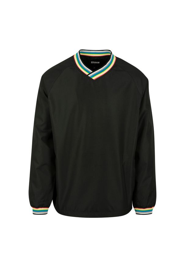 Urban Classics - Parka Urban Classic warm up pull over. Okazja: na co dzień. Kolor: czarny, wielokolorowy. Sezon: zima. Styl: casual, sportowy