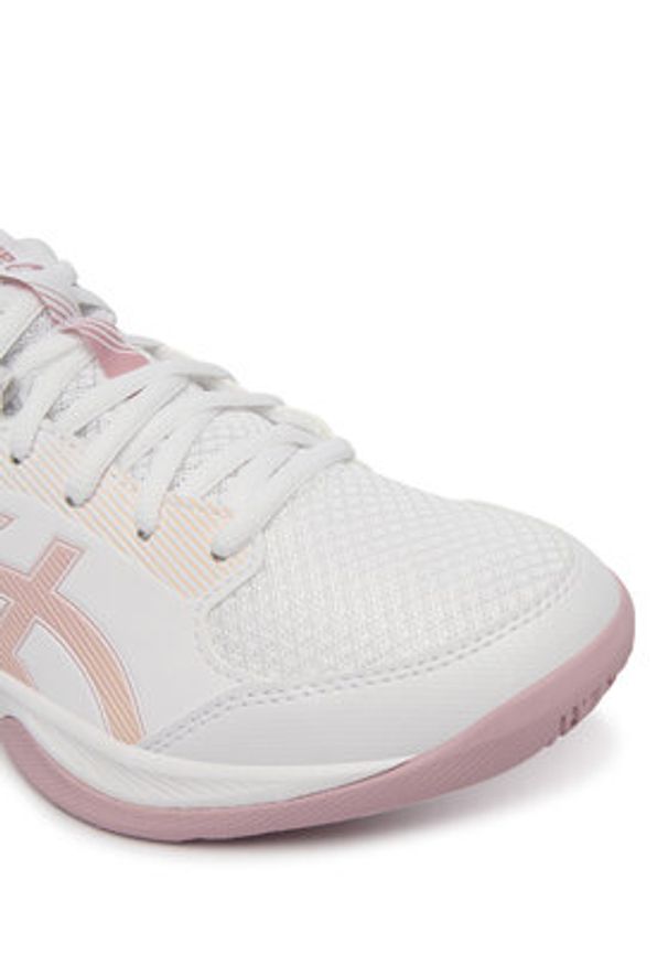 Asics Buty halowe Gel-Task 4 1072A106 Biały. Kolor: biały. Materiał: skóra