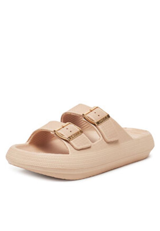 MEXX Klapki MICC1904941W-01 Beżowy. Kolor: beżowy. Materiał: materiał
