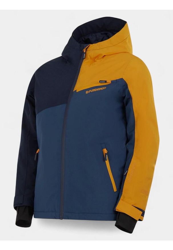 FUNDANGO - Kurtka Narciarska Fundango Nova. Kolor: wielokolorowy, niebieski, żółty. Sezon: zima. Sport: narciarstwo