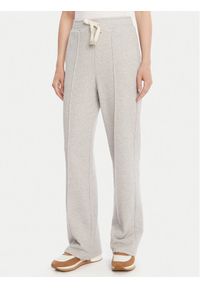 Weekend Max Mara Spodnie dresowe Folk 2525786011 Szary Relaxed Fit. Kolor: szary. Materiał: bawełna