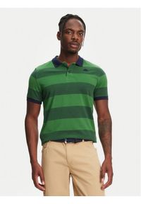 Robe di Kappa Polo Ming 64126KW Zielony Slim Fit. Typ kołnierza: polo. Kolor: zielony. Materiał: bawełna
