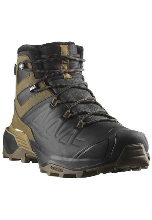 salomon - Buty trekkingowe męskie Salomon X Ultra Snowpilot Wp. Kolor: wielokolorowy, czarny. Materiał: materiał, skóra. Szerokość cholewki: normalna