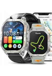 JG Smart - SMARTWATCH MĘSKI z GPS KOMPAS WODOODPORNY ROZMOWY MENU PL AMOLED 580mAh. Rodzaj zegarka: smartwatch