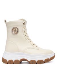 Guess Trzewiki FLFBNZ ELE12 Écru. Materiał: skóra #1
