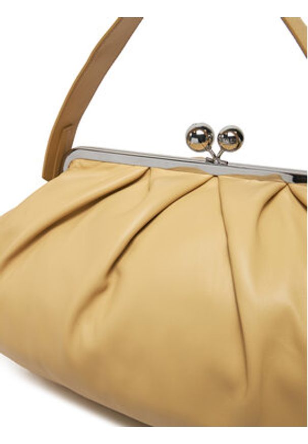 Weekend Max Mara Torebka 2515511014600 Żółty. Kolor: żółty. Materiał: skórzane