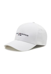 TOMMY HILFIGER - Tommy Hilfiger Czapka z daszkiem Th Established Cap AM0AM07352 Biały. Kolor: biały. Materiał: materiał