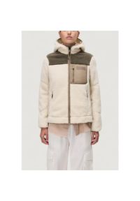 Napapijri - Bluza Kobieta NAPAPIJRI YUPIK OG H W. Typ kołnierza: kaptur. Kolor: beżowy. Materiał: poliester #1