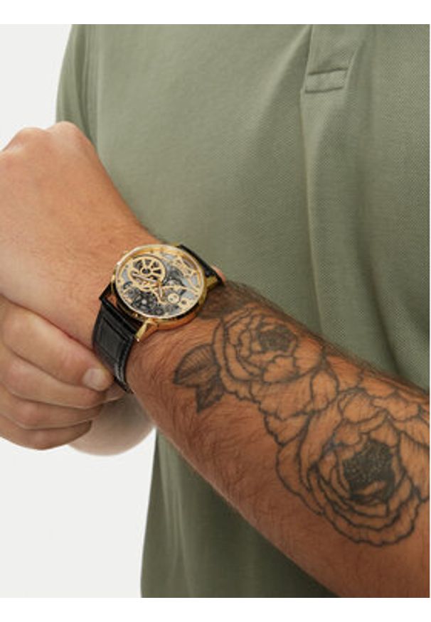 Guess Zegarek GW0570G1 Czarny. Kolor: czarny