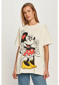 Levi's® - Levi's - T-shirt x Disney. Okazja: na spotkanie biznesowe, na co dzień. Kolor: biały. Materiał: bawełna, dzianina. Wzór: motyw z bajki. Styl: biznesowy, casual #2
