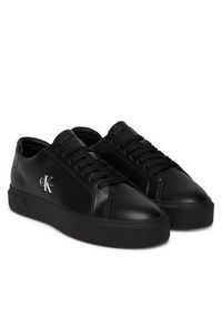 Calvin Klein Sneakersy Basket Cupsole Laceup Lth Ml YW0YW01945 Czarny. Kolor: czarny. Materiał: skóra #4
