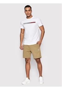 Tommy Jeans T-Shirt Essential Flag DM0DM13509 Biały Regular Fit. Kolor: biały. Materiał: bawełna #5