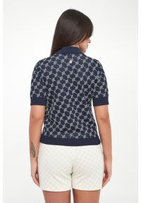 Polo damskie z logo Kella JOOP!. Typ kołnierza: polo #3