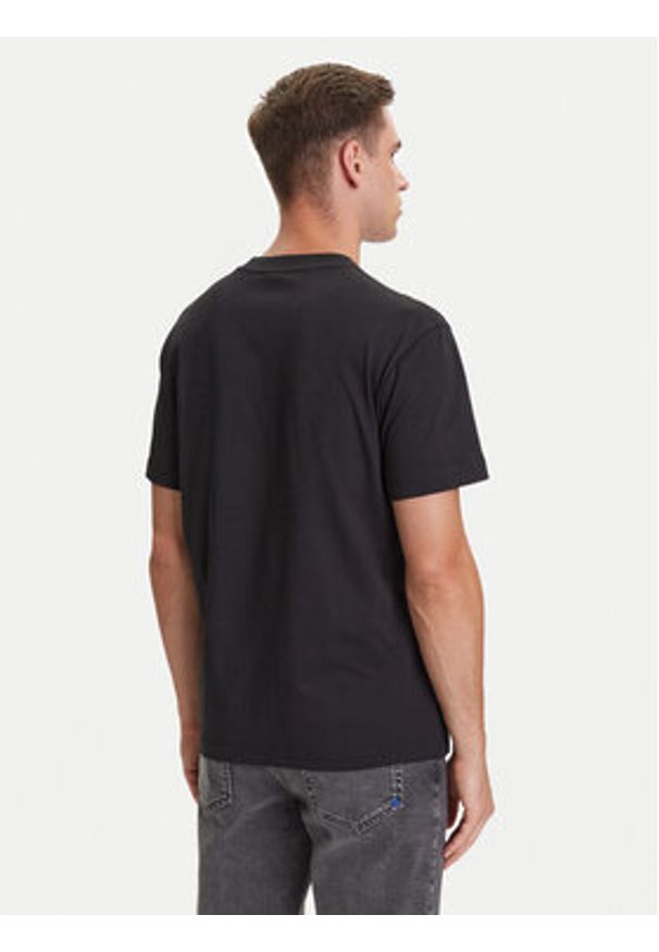 Karl Lagerfeld Jeans T-Shirt A3M17057 Czarny Regular Fit. Kolor: czarny. Materiał: bawełna