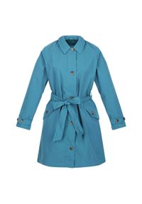 Regatta - Płaszcz Damski Giovanna Fletcher Madalyn Trench Coat. Kolor: niebieski
