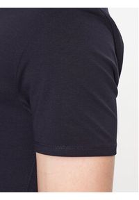 Guess T-Shirt M2YI24 J1314 Granatowy Slim Fit. Kolor: niebieski. Materiał: bawełna