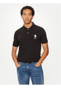 U.S. Polo Assn. Polo MUP3313 Czarny Regular Fit. Typ kołnierza: polo. Kolor: czarny. Materiał: bawełna #1