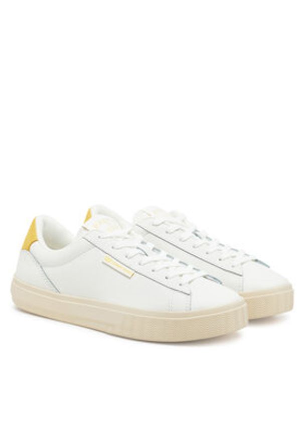 Tommy Jeans Sneakersy Tjw Cupsole Sneaker EN0EN02508 Biały. Kolor: biały. Materiał: skóra