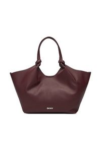 DKNY Torebka R42BAE49 Bordowy. Kolor: czerwony. Materiał: skórzane #5