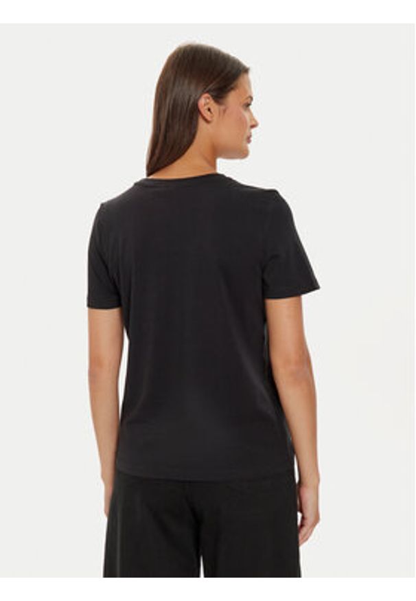 Vero Moda T-Shirt Romy 10320297 Czarny Regular Fit. Kolor: czarny. Materiał: bawełna
