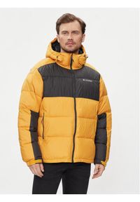 columbia - Columbia Kurtka puchowa Pike Lake™ II Hooded Jacket Żółty Regular Fit. Kolor: żółty. Materiał: syntetyk