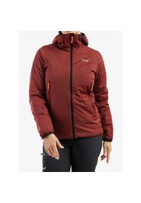 Kurtka ocieplana damska Salewa Ortles TWR Stretch HD Jacket. Kolor: czerwony