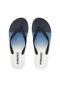 Japonki męskie Protest Prtakira. Okazja: na plażę. Kolor: niebieski, czarny, wielokolorowy. Styl: sportowy