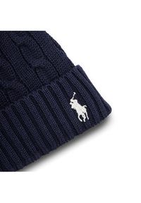 Polo Ralph Lauren Czapka 455954637002 Granatowy. Kolor: niebieski. Materiał: materiał, bawełna #2