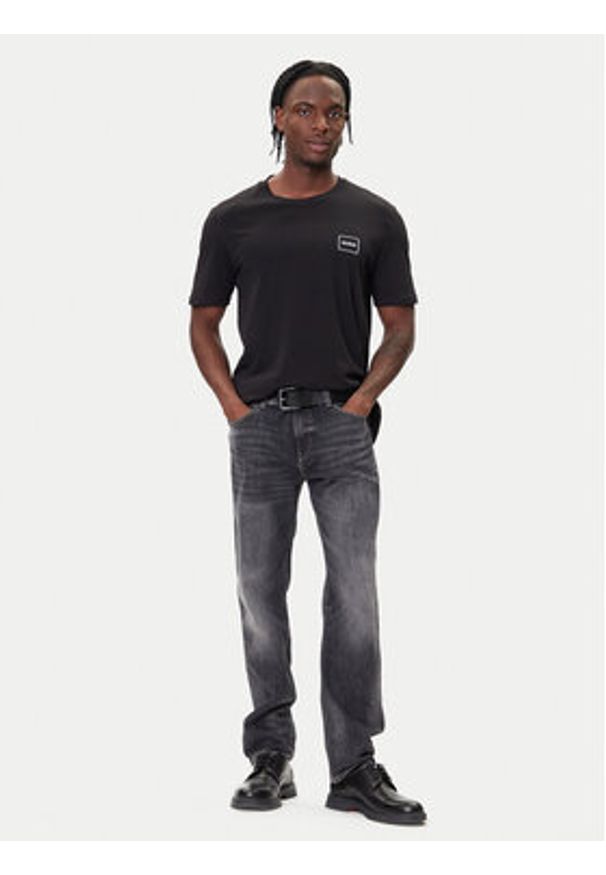 Hugo - HUGO Komplet 2 t-shirtów Dugopak 50548566 Czarny Regular Fit. Kolor: czarny. Materiał: bawełna