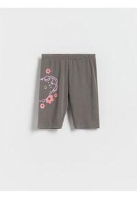 Reserved - Bawełniane szorty Pusheen - ciemnoszary. Kolor: szary. Materiał: bawełna #1