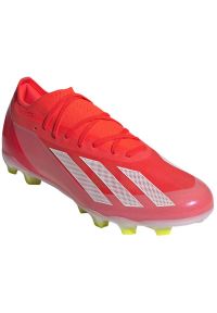 Adidas - Buty piłkarskie adidas X Crazyfast Pro Fg M IG0600 czerwone. Zapięcie: sznurówki. Kolor: czerwony. Materiał: syntetyk, guma. Sport: piłka nożna #4