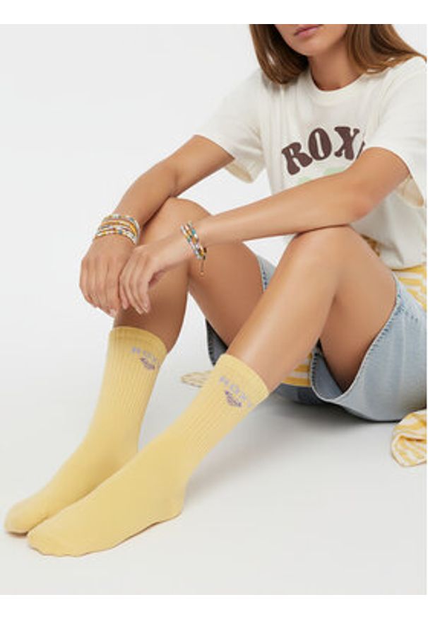 Roxy Skarpety długie CEO_AS_ROXY_12_W_AW25 (5-PACK) Kolorowy. Materiał: bawełna, materiał. Wzór: kolorowy