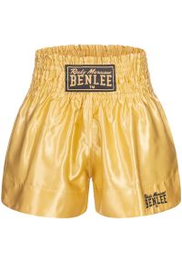 Spodenki do boksu tajskiego Benlee Uni Thai. Kolor: żółty. Materiał: poliester #1