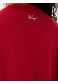 Hugo - HUGO T-Shirt Vintag 50551445 Czerwony Regular Fit. Kolor: czerwony. Materiał: bawełna #3