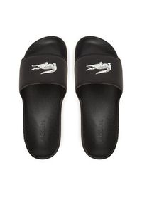 Lacoste Klapki Serve Sliders 7-49CMA0041 Czarny. Kolor: czarny. Materiał: skóra #6