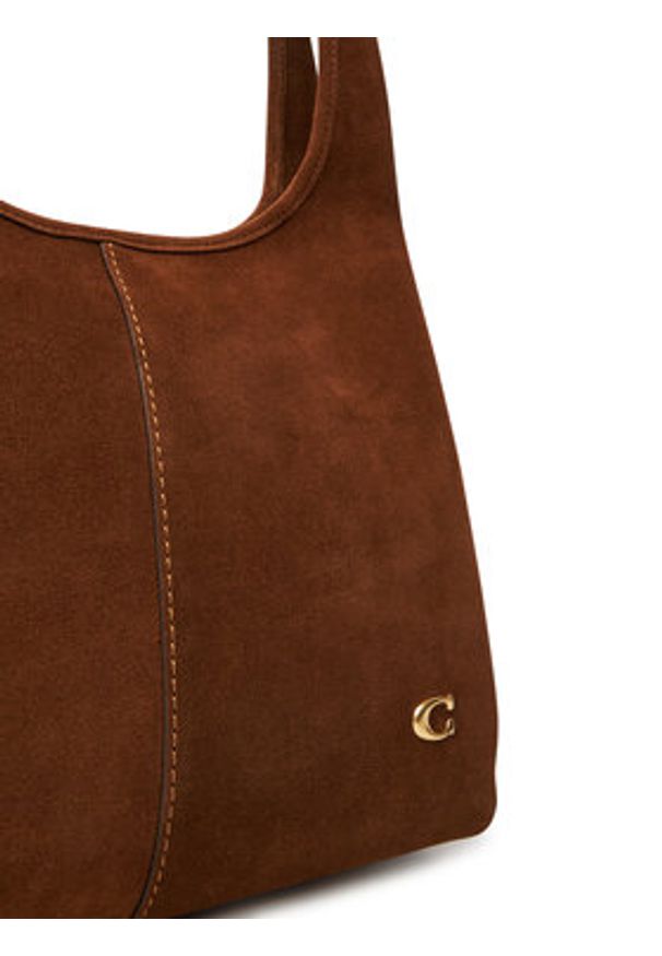 Coach Torebka CBZ96 Brązowy. Kolor: brązowy. Materiał: skórzane, zamszowe