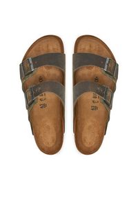 Birkenstock Klapki Arizona Leve 1028151 Khaki. Kolor: brązowy. Materiał: skóra #3