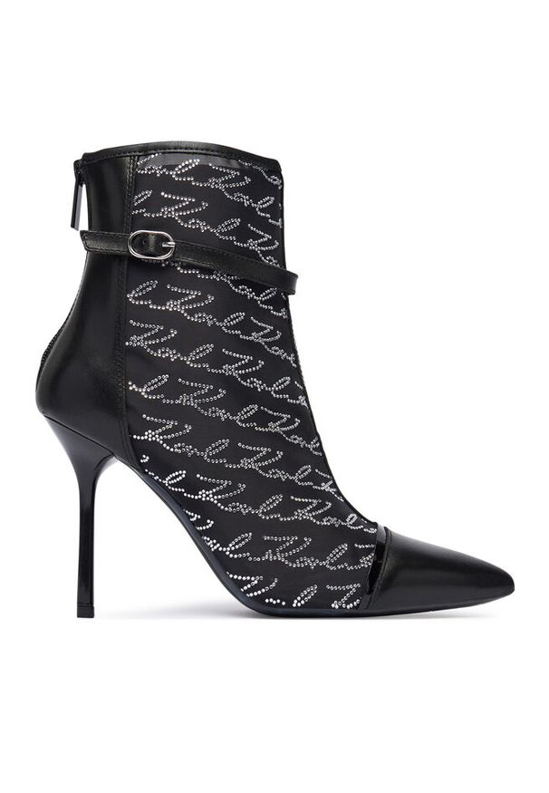Karl Lagerfeld - Botki KARL LAGERFELD. Kolor: czarny