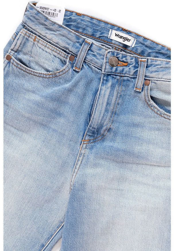 Wrangler - WRANGLER RETRO CROP FLARE FIJI W242FH127 112127921. Stan: podwyższony. Styl: retro