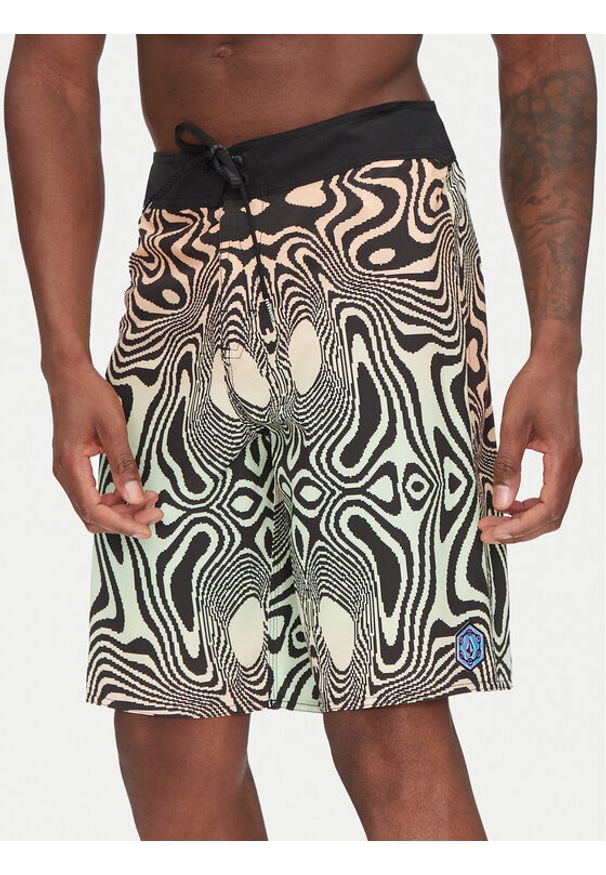 Volcom Szorty kąpielowe Filip Rygalski A0812514 Kolorowy Regular Fit. Materiał: syntetyk. Wzór: kolorowy