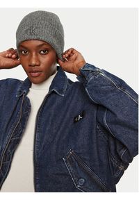 Calvin Klein Czapka Thick Embroidery K60K612321 Szary. Kolor: szary. Materiał: akryl #4