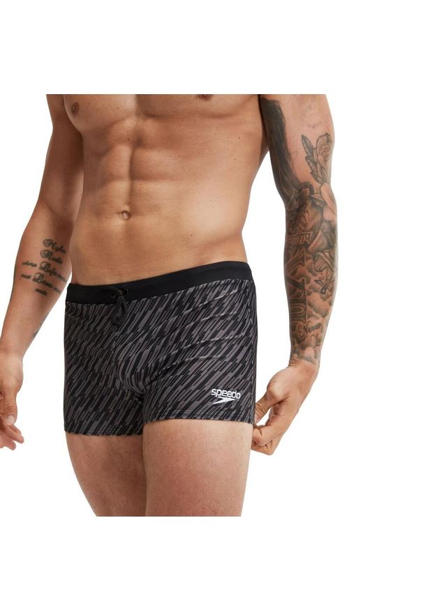 Kąpielówki męskie spodenki kąpielowe Speedo Valmilton Allover. Kolor: wielokolorowy, czarny, szary