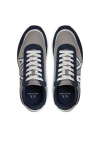 Armani Exchange Sneakersy XUX157 XV588 T076 Granatowy. Kolor: niebieski. Materiał: materiał #2