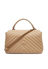 Pinko - PINKO Torebka Love Lady Puff Mini Cl AI PE 25 PLTT 100044 A0GK Beżowy. Kolor: beżowy. Materiał: skórzane #5