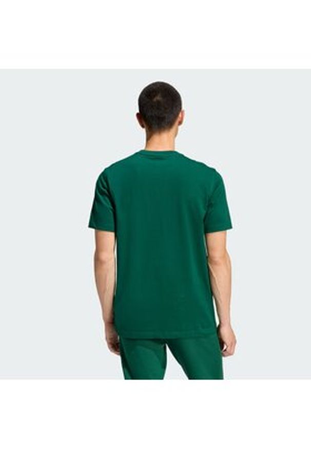 Adidas - adidas T-Shirt Trefoil Essentials KD1323 Zielony Regular Fit. Kolor: zielony. Materiał: bawełna