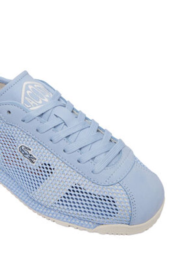 Lacoste Sneakersy Club-Low 51SFA0155 Niebieski jasny. Kolor: niebieski. Materiał: materiał