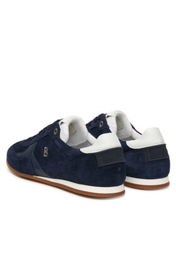 Bogner Sneakersy Monza 2 12621015 Granatowy. Kolor: niebieski. Materiał: skóra, zamsz
