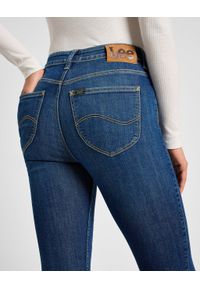 Lee - LEE DAMSKIE SPODNIE JEANSOWE SCARLETT HIGH ZIP INDIGO REALNES 112355547 L31B016319 #6